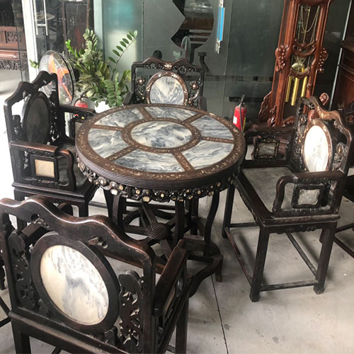 Bộ bàn ghế kiểu xưa