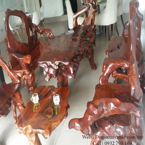 bộ sofa gốc cây căm xe